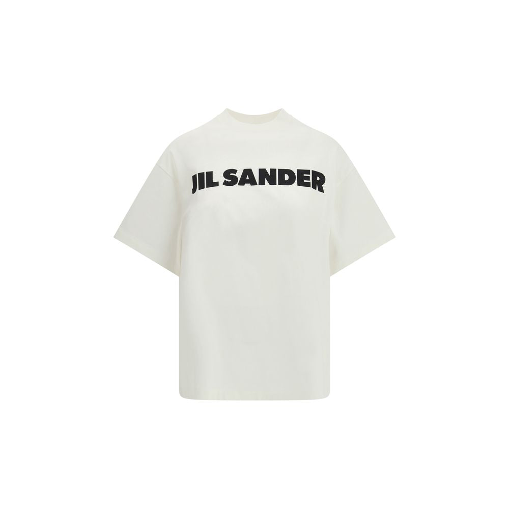 Jil Sander Cream Cotton T-Shirt Jil Sander