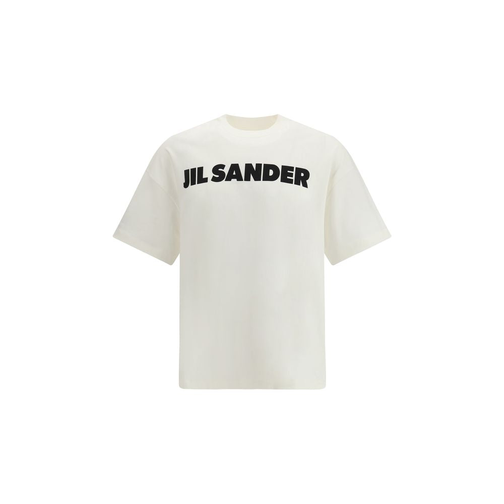 Jil Sander Cream Cotton T-Shirt Jil Sander