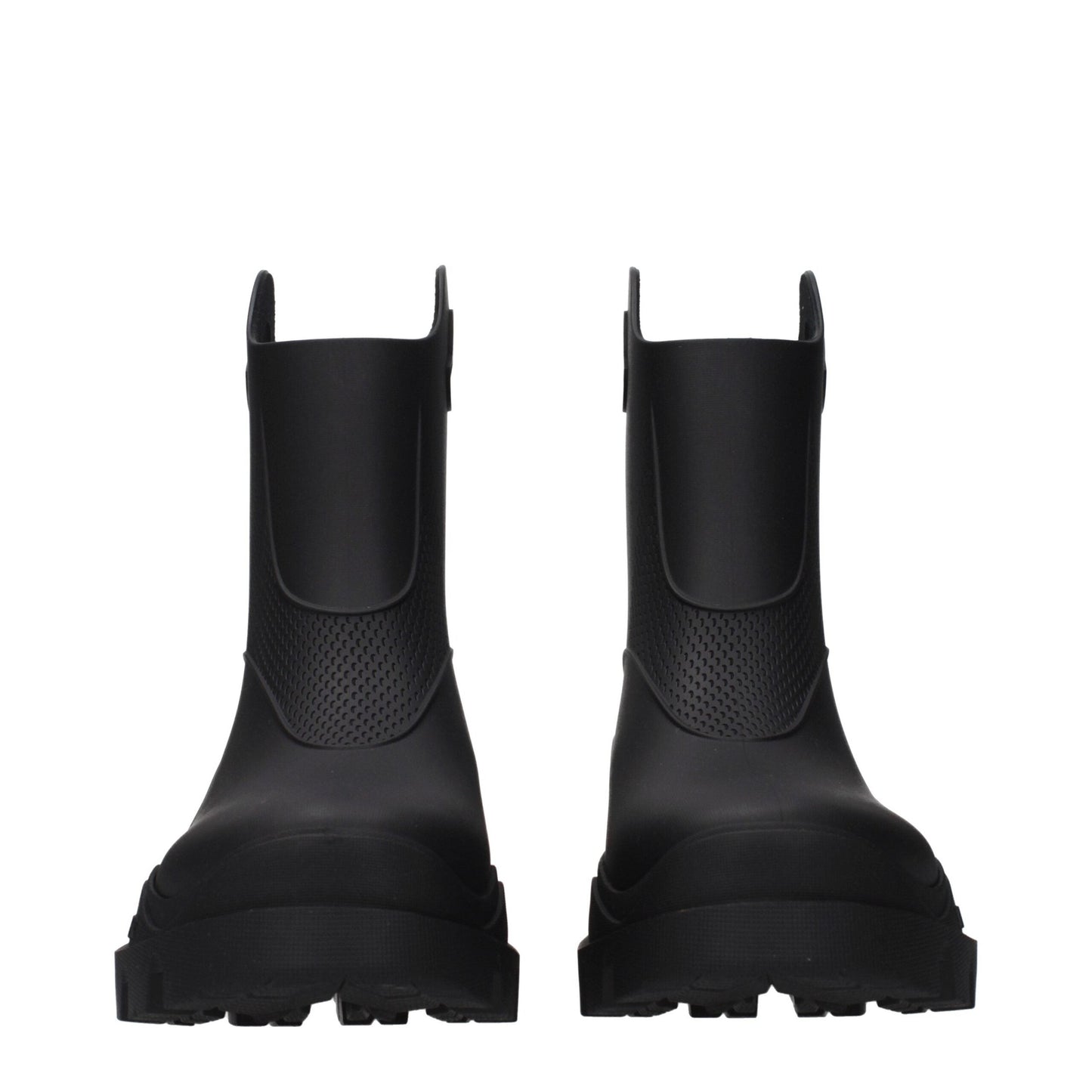 Moncler Black Cotton Ankle Boots Moncler