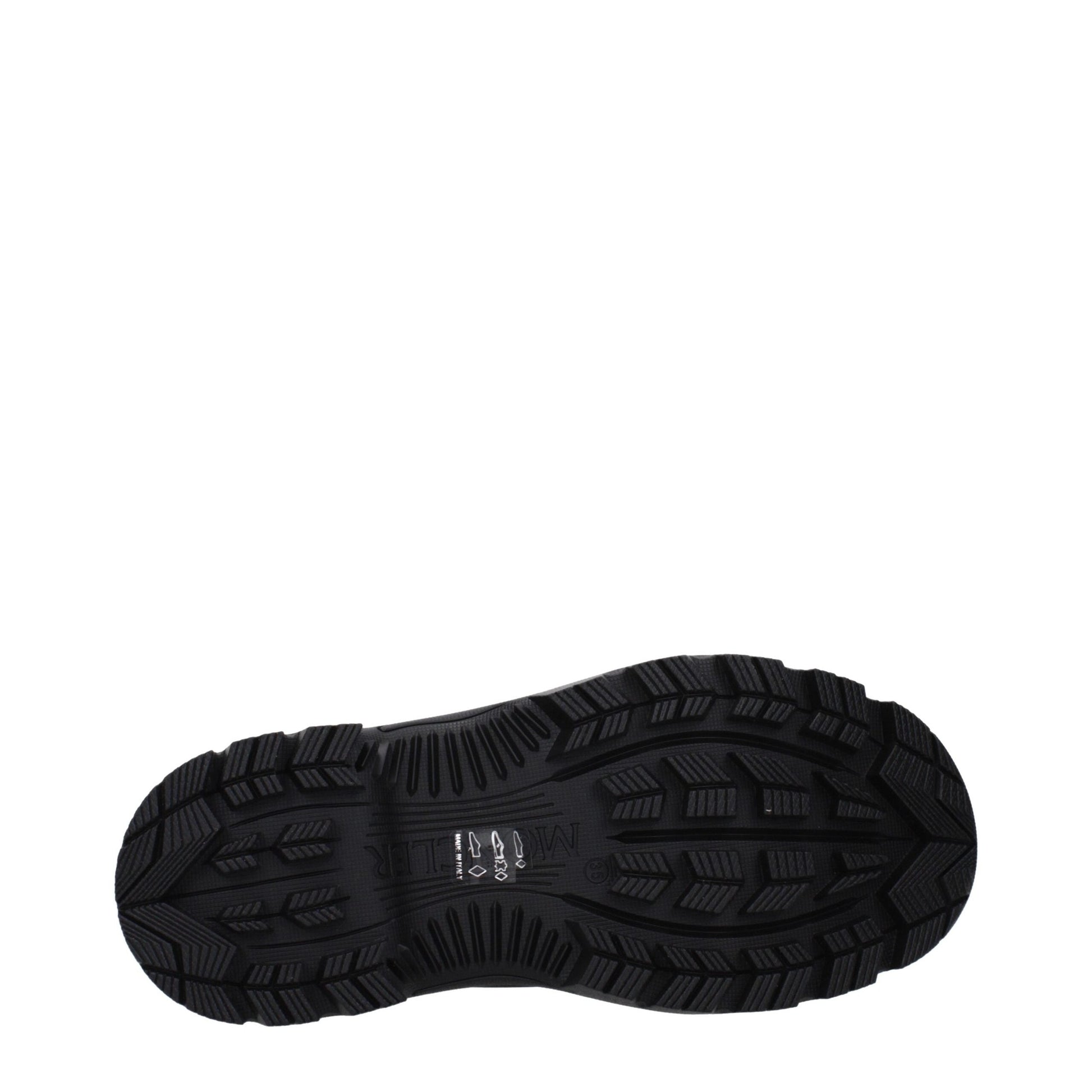 Moncler Black Cotton Ankle Boots Moncler