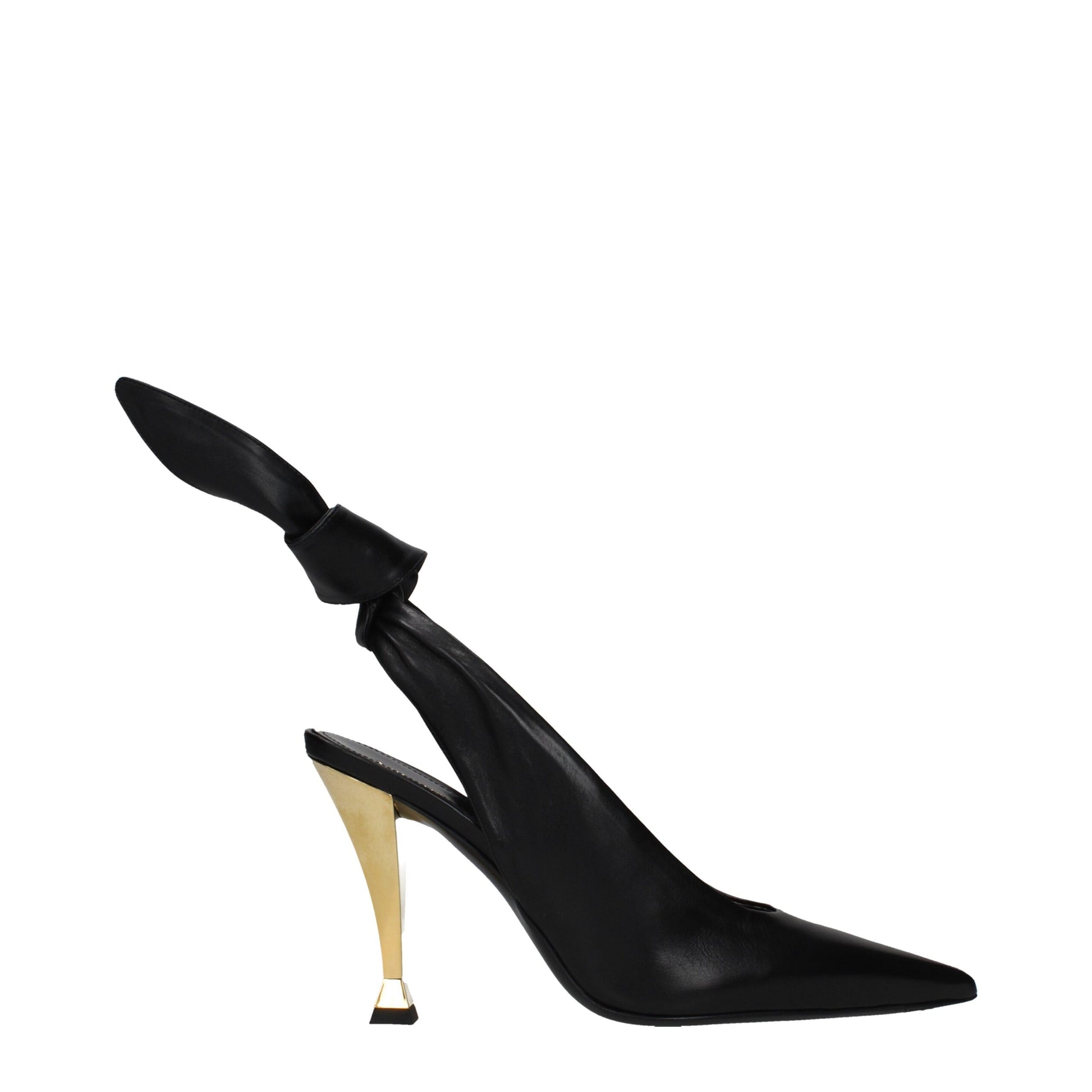 Givenchy Black Leather High Heel Pumps Givenchy