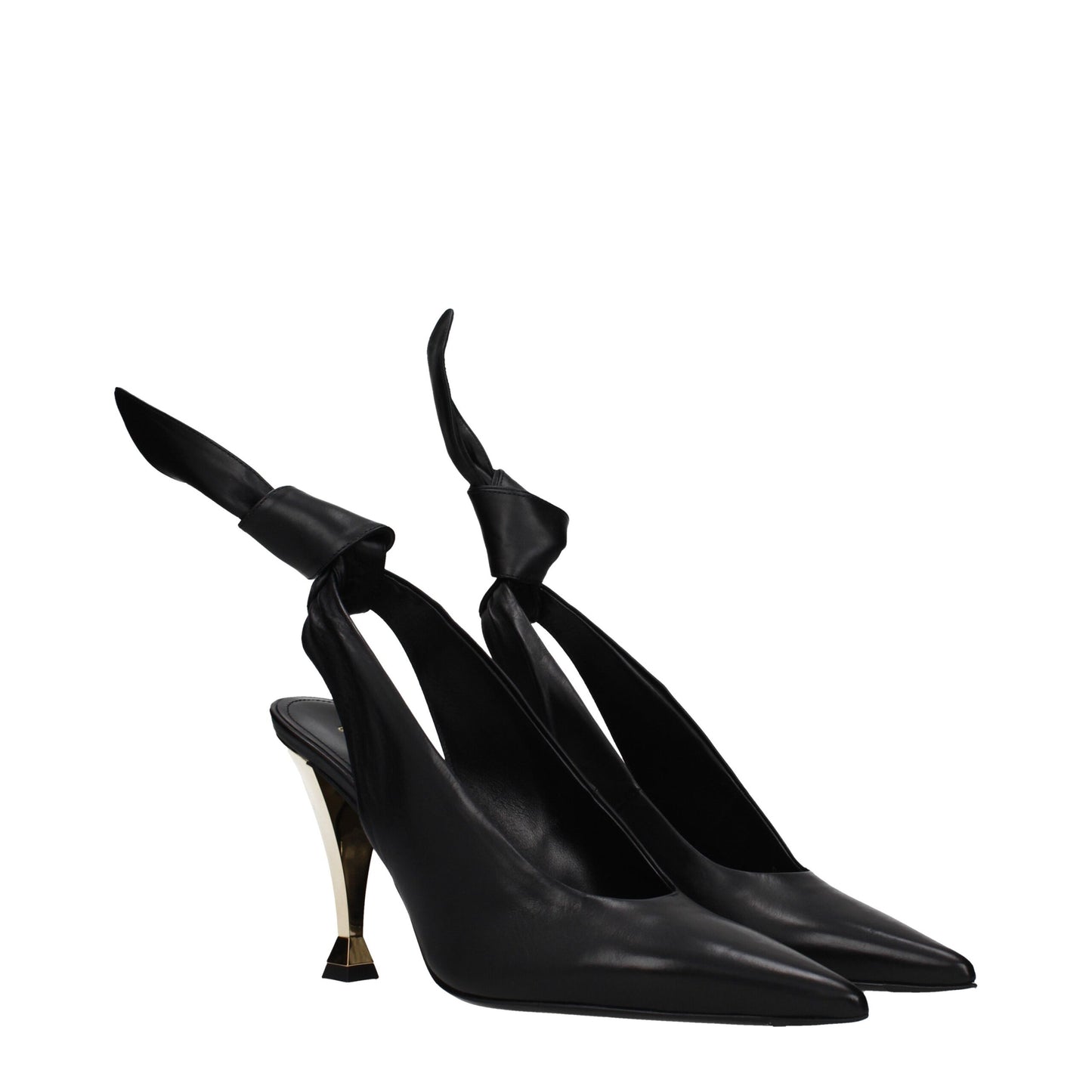 Givenchy Black Leather High Heel Pumps Givenchy