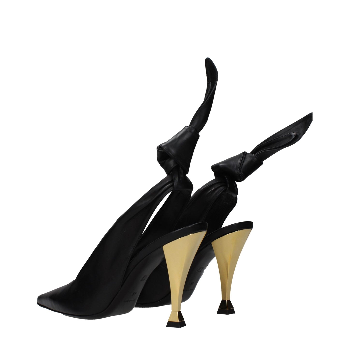 Givenchy Black Leather High Heel Pumps Givenchy