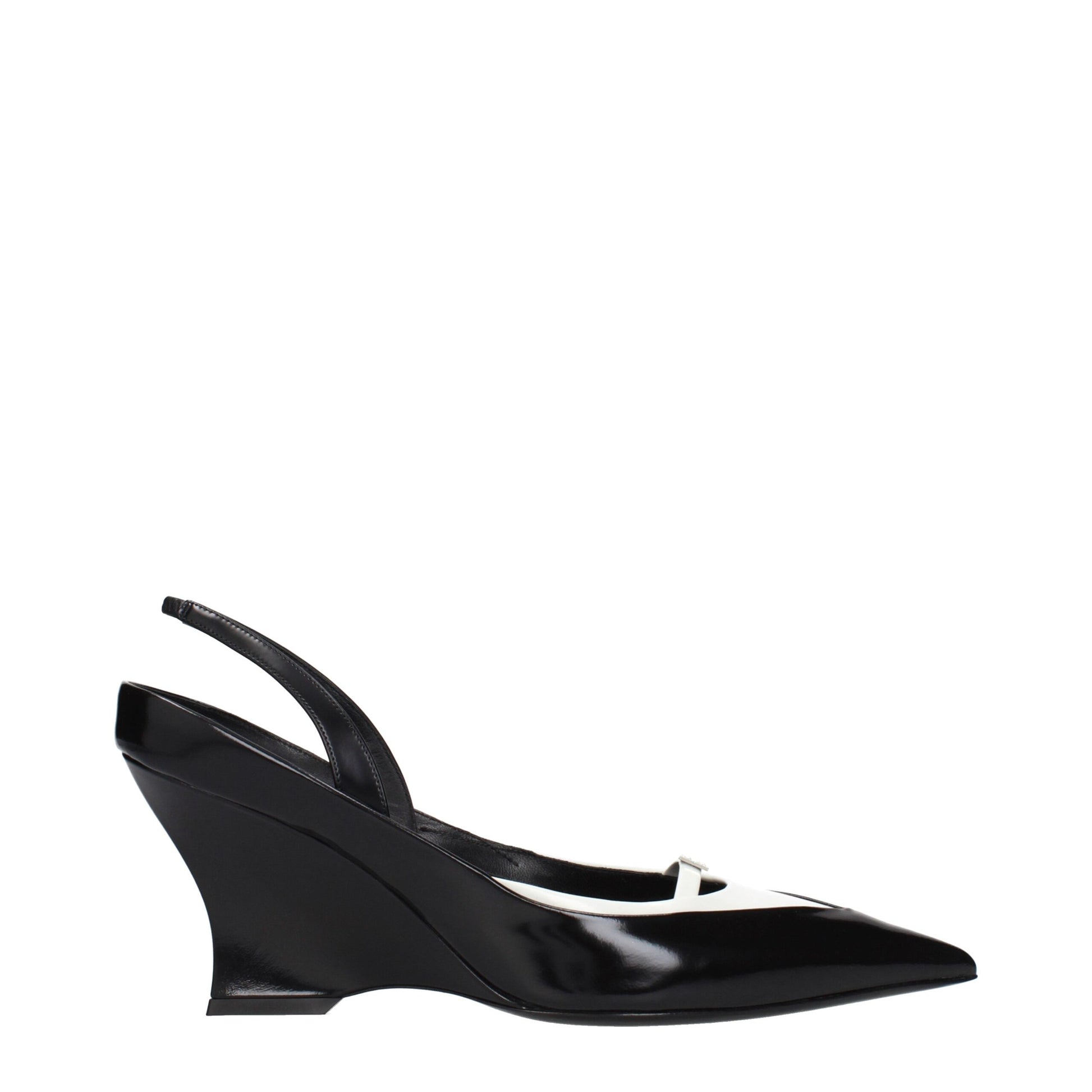 Givenchy Black Leather Wedge Sandals Givenchy