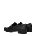 Givenchy black leather slip-on loafers with sleek design and polished finish, showcasing the stylish men's footwear.