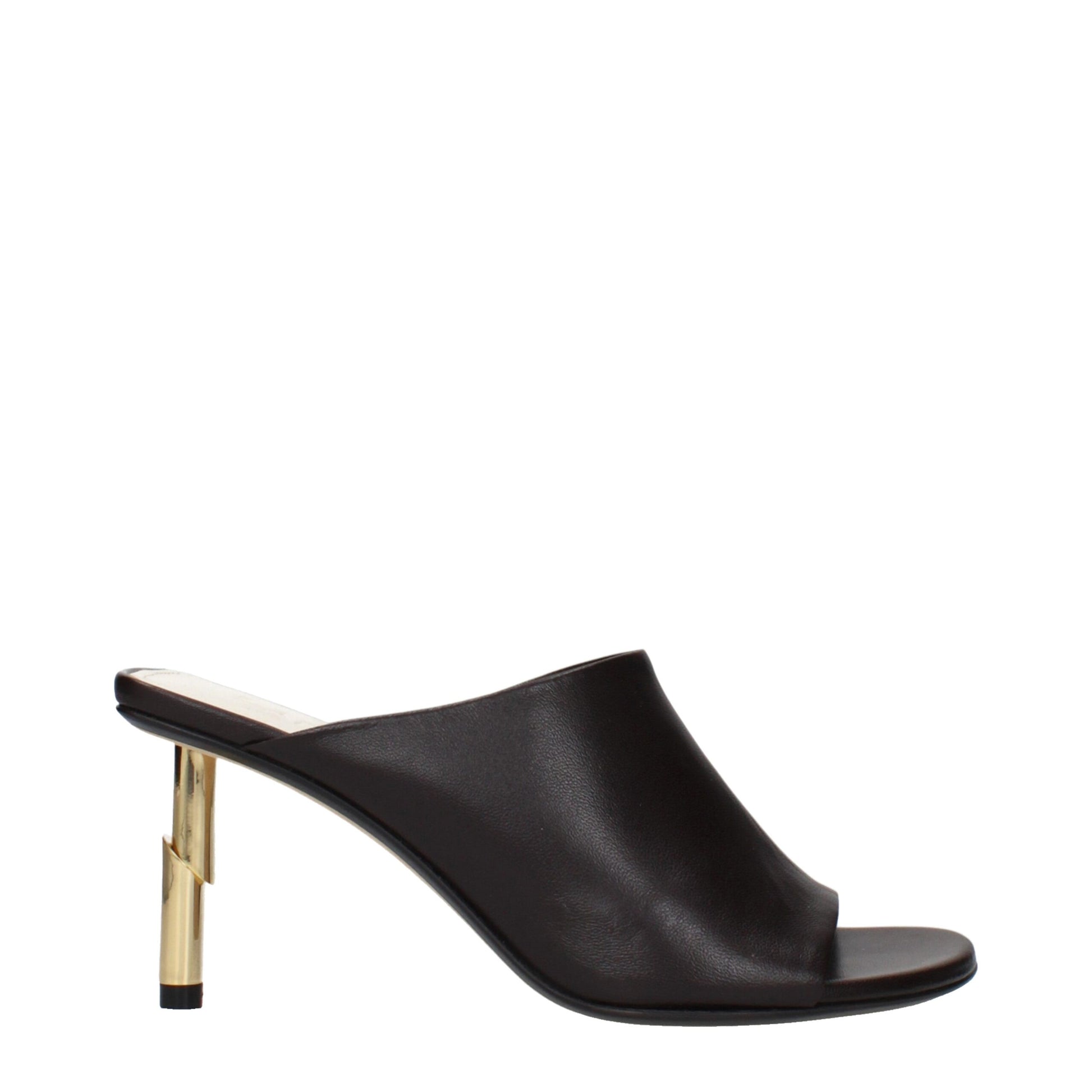 Lanvin Black Leather High Heel Pumps Lanvin