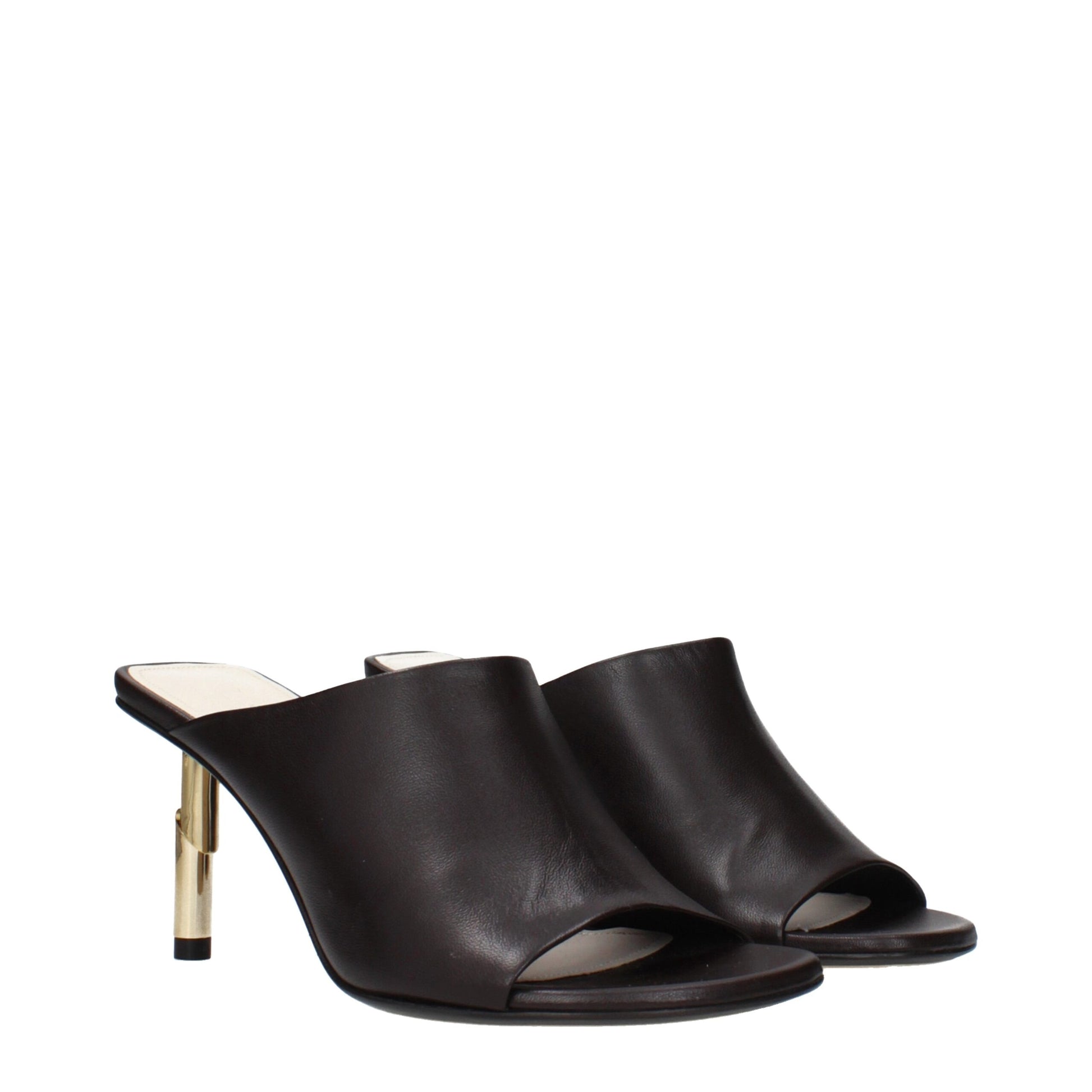 Lanvin Black Leather High Heel Pumps Lanvin