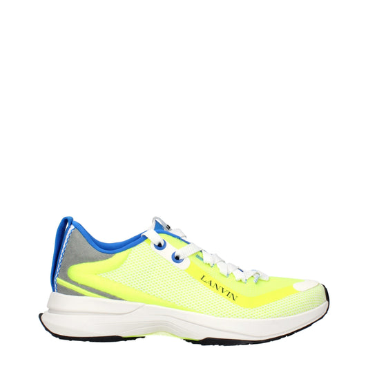 Lanvin Yellow Fabric Athletic Sneakers Lanvin