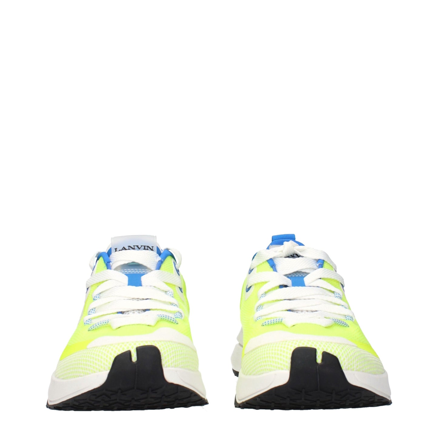 Lanvin Yellow Fabric Athletic Sneakers Lanvin
