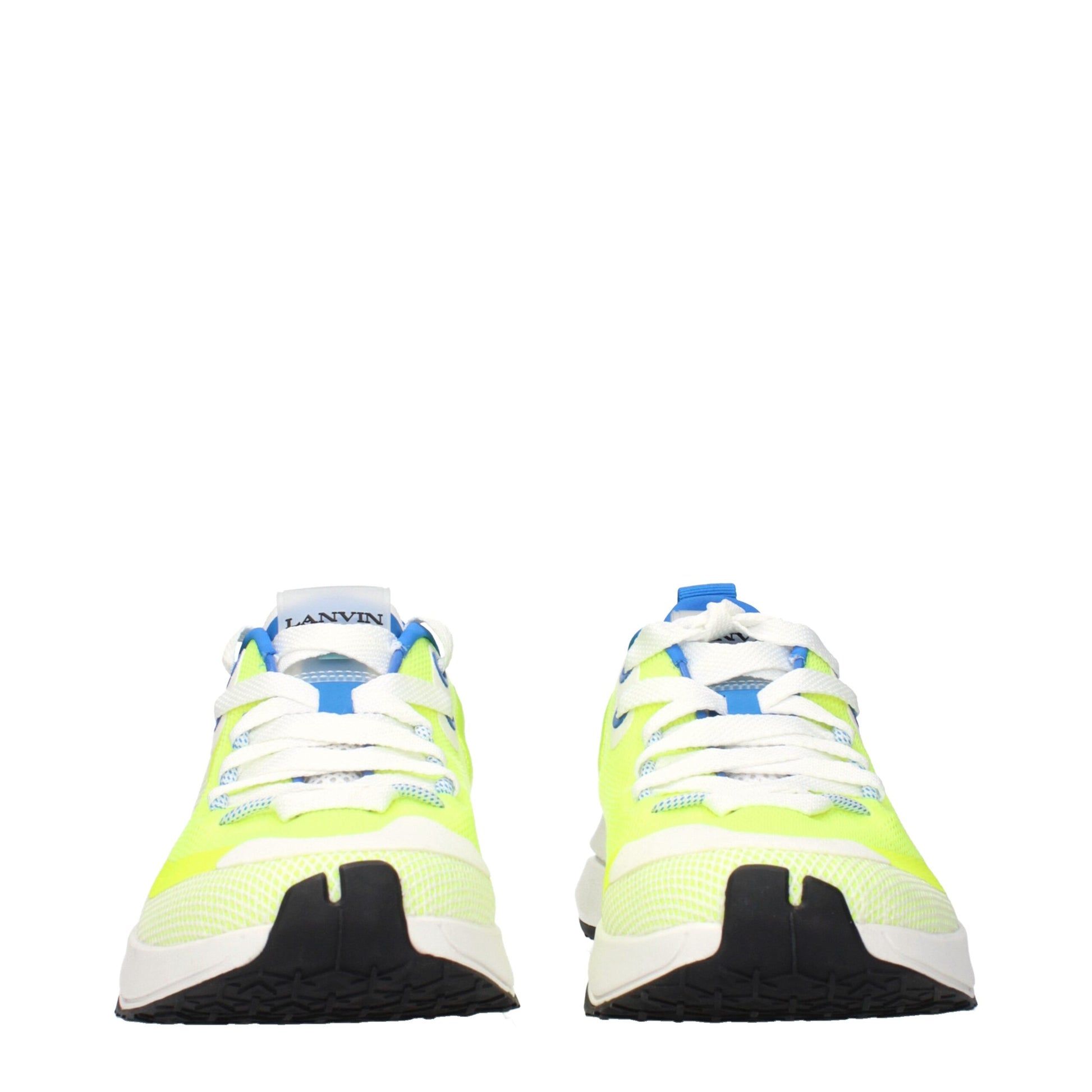 Lanvin Yellow Fabric Athletic Sneakers Lanvin