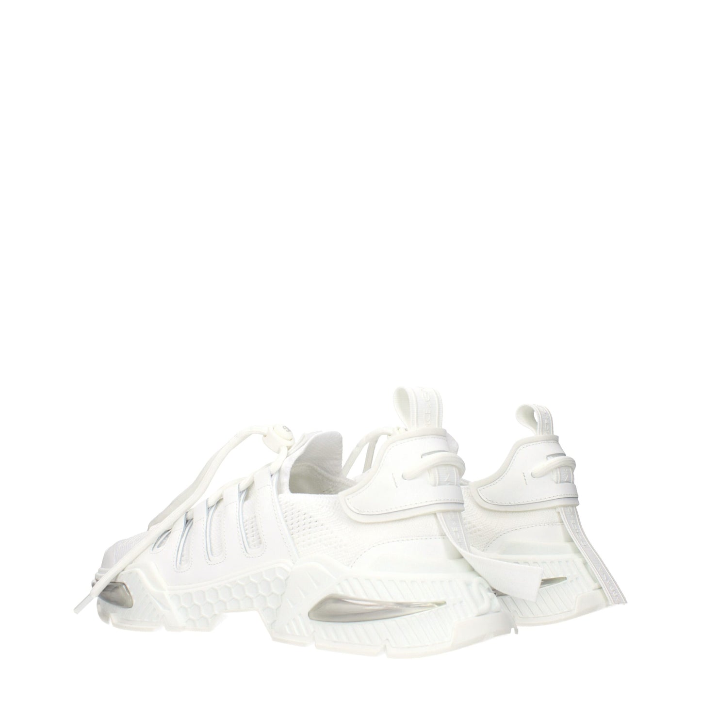 Dolce & Gabbana White Fabric Athletic Sneakers Dolce & Gabbana