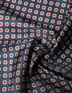 Dolce & Gabbana Blue Patterned Silk Square Handkerchief Scarf - Eljoys Fashion 