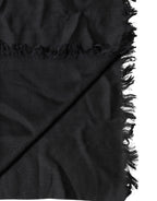Dolce & Gabbana Black Lace Stole Neck Wrap Shawl Scarf - Eljoys Fashion 