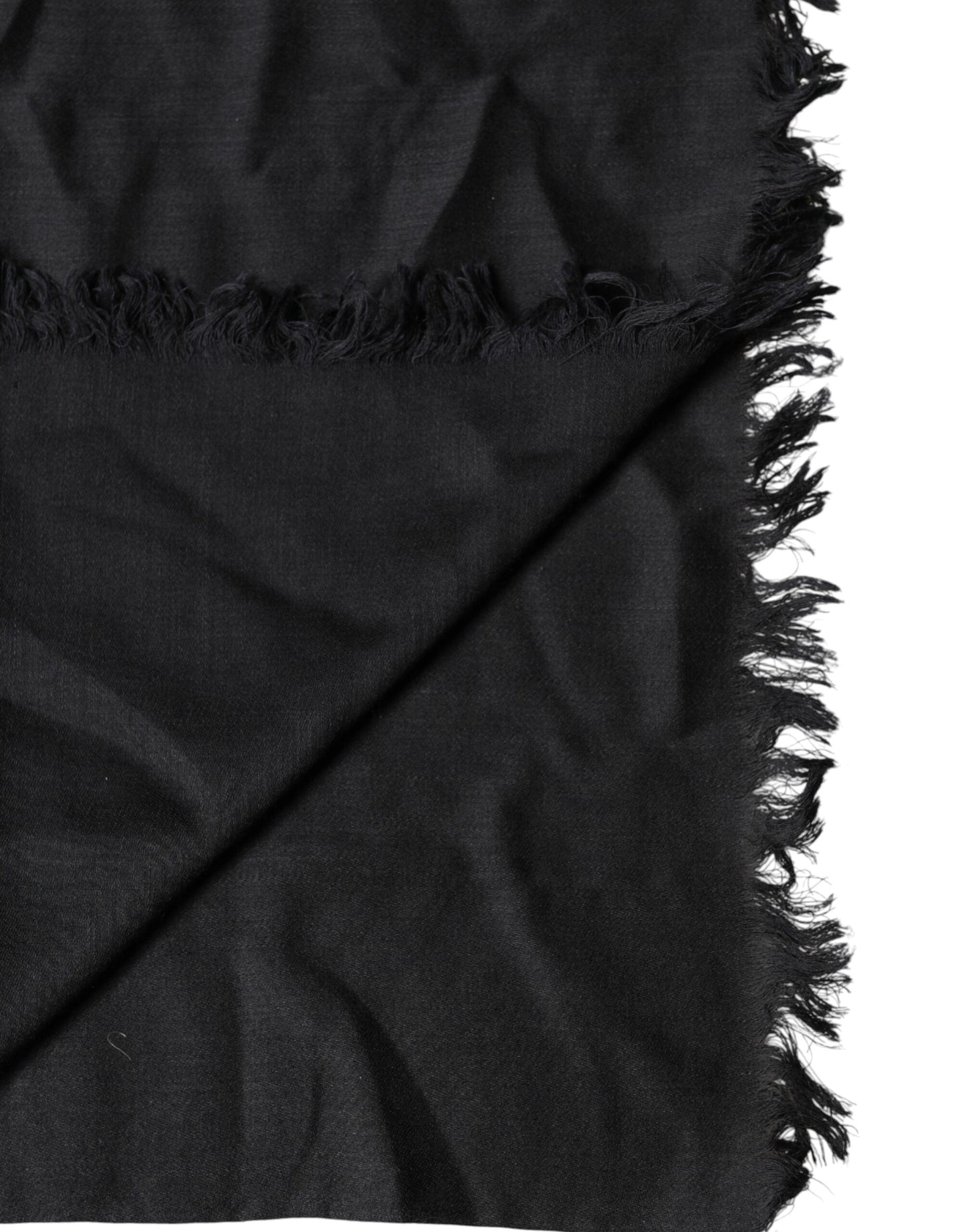 Dolce & Gabbana Black Lace Stole Neck Wrap Shawl Scarf Dolce & Gabbana