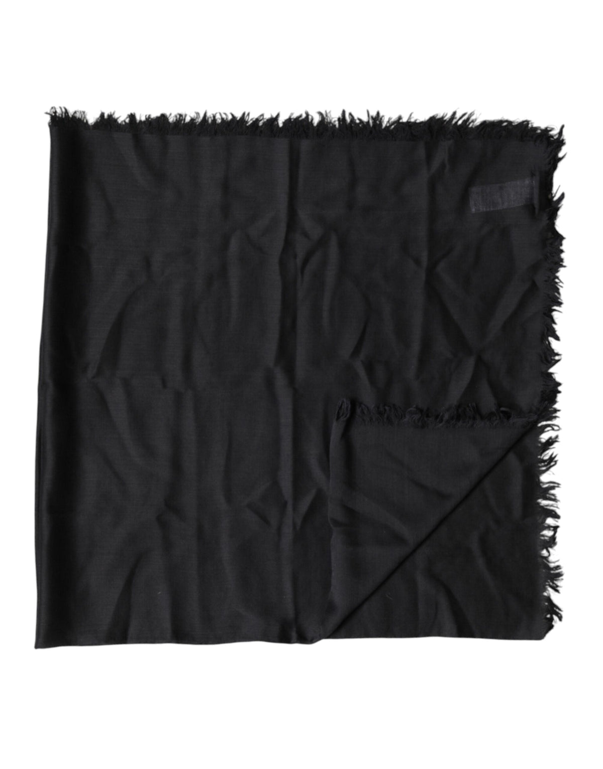 Dolce & Gabbana Black Lace Stole Neck Wrap Shawl Scarf - Eljoys Fashion 