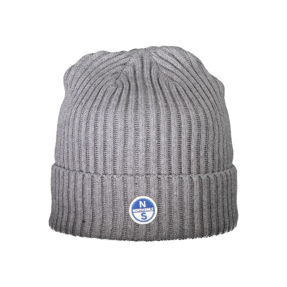 North Sails Grigio cotton men's cap with curved brim and adjustable strap, featuring the North Sails logo on the front.