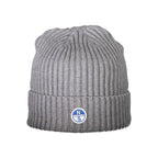 North Sails Grigio cotton men's cap with curved brim and adjustable strap, featuring the North Sails logo on the front.