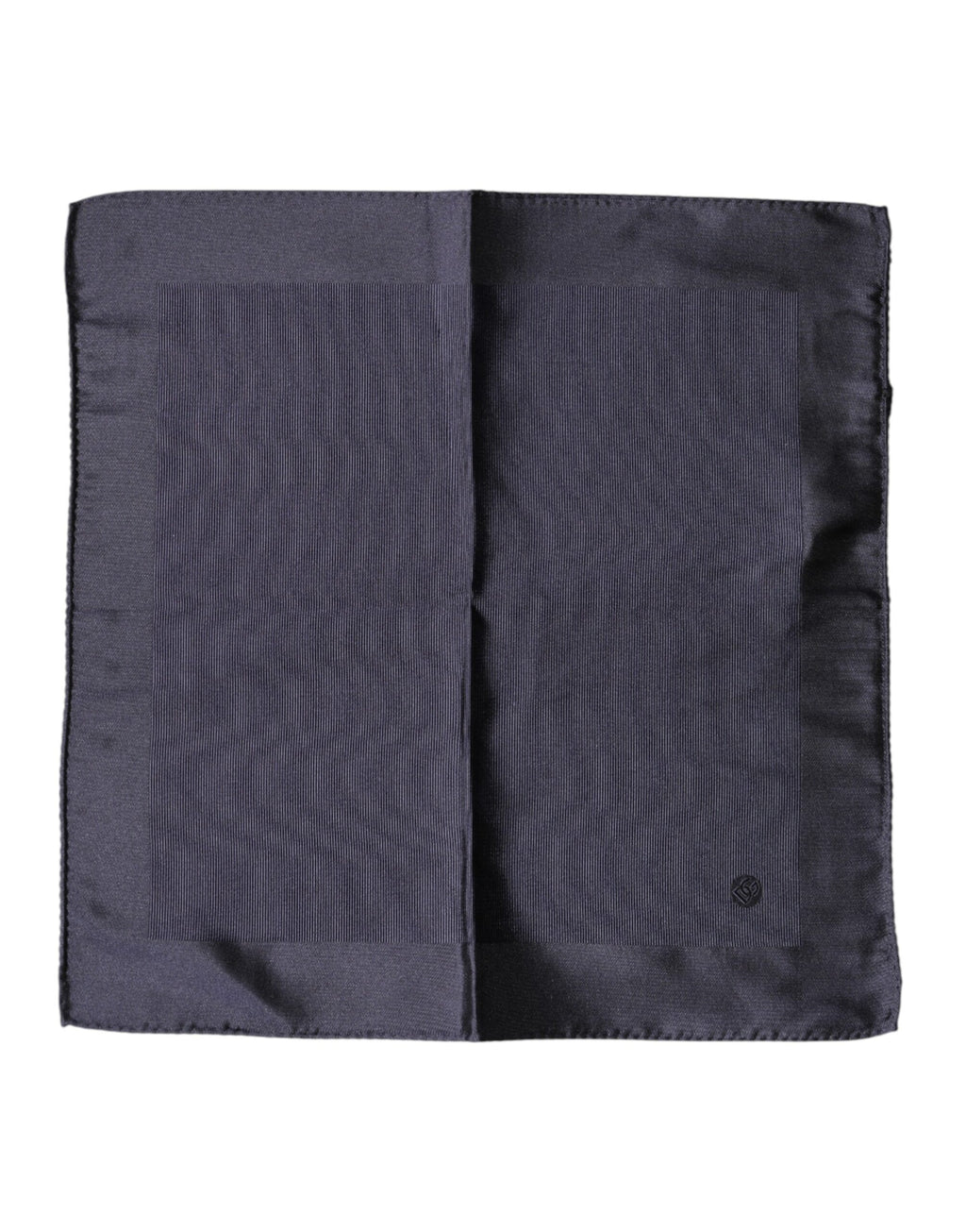 Dolce & Gabbana Blue Logo Silk Men Square Handkerchief Scarf - Eljoys Fashion 