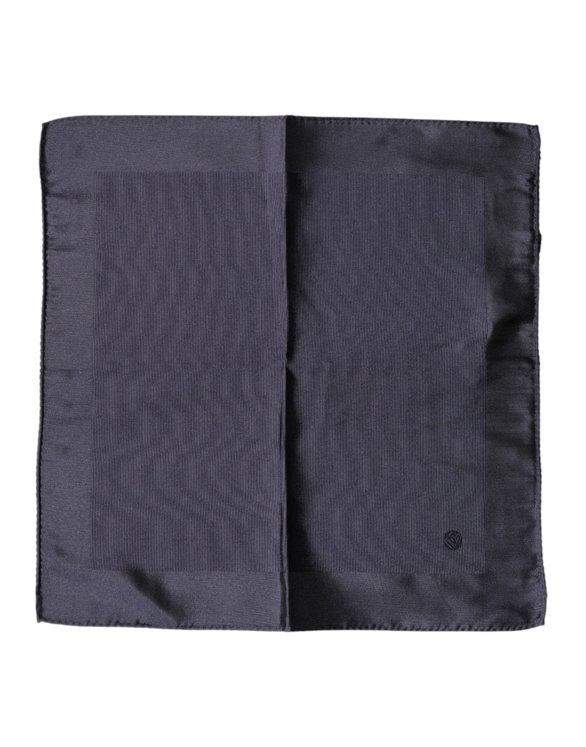 Dolce & Gabbana Blue Logo Silk Men Square Handkerchief Scarf - Eljoys Fashion 