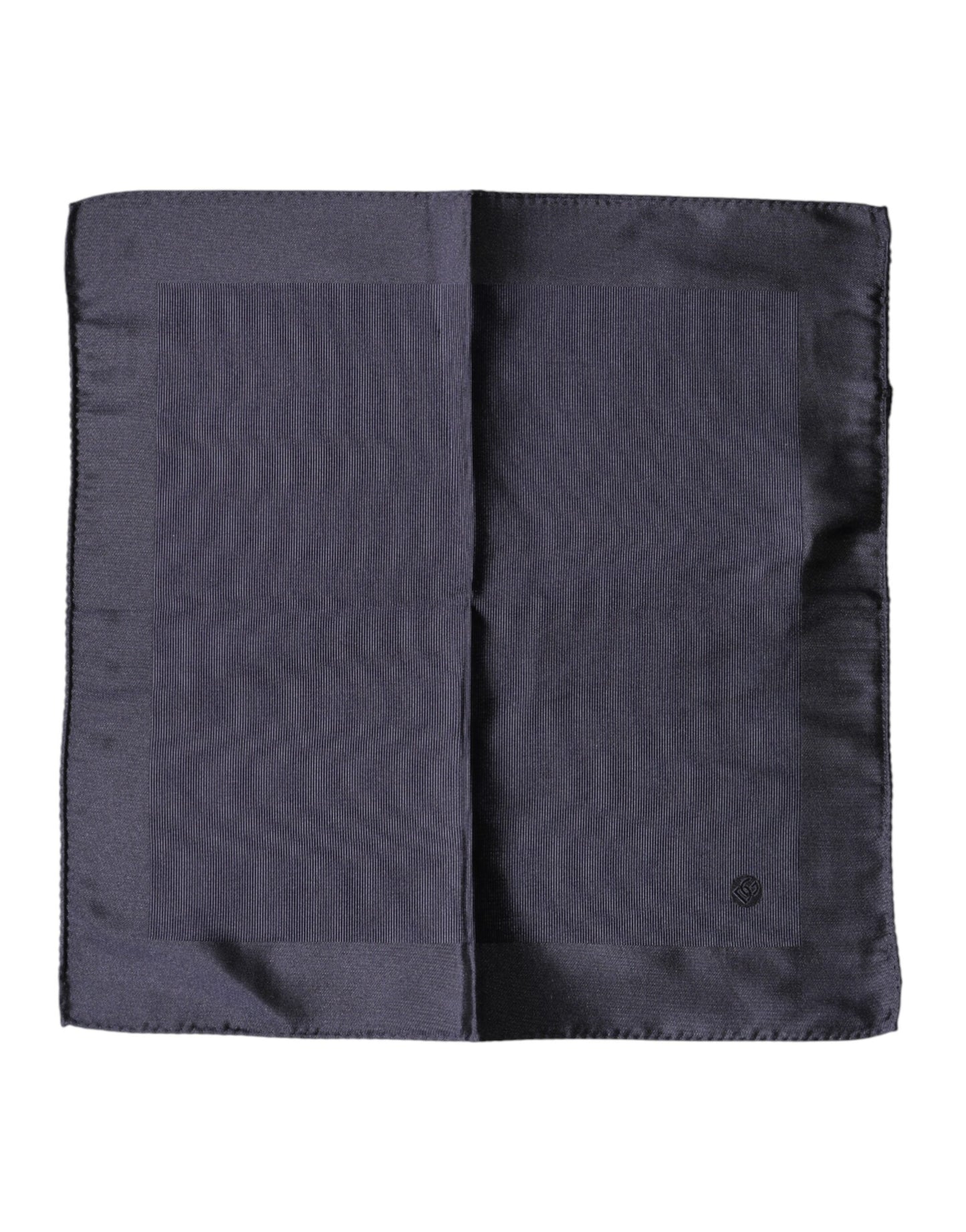 Dolce & Gabbana Blue Logo Silk Men Square Handkerchief Scarf Dolce & Gabbana