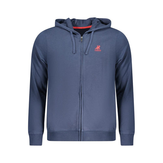 U.S. Grand Polo Blue Cotton Men's Hoodie U.S. Grand Polo