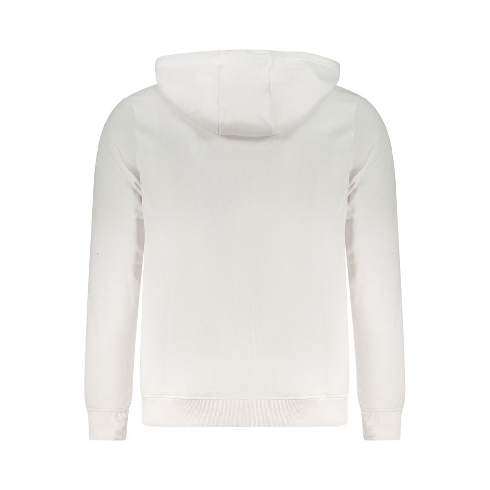 U.S. Grand Polo White Cotton Men's Hooded Sweatshirt U.S. Grand Polo