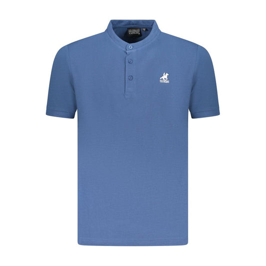 U.S. Grand Polo Blue Cotton Polo Shirt U.S. Grand Polo