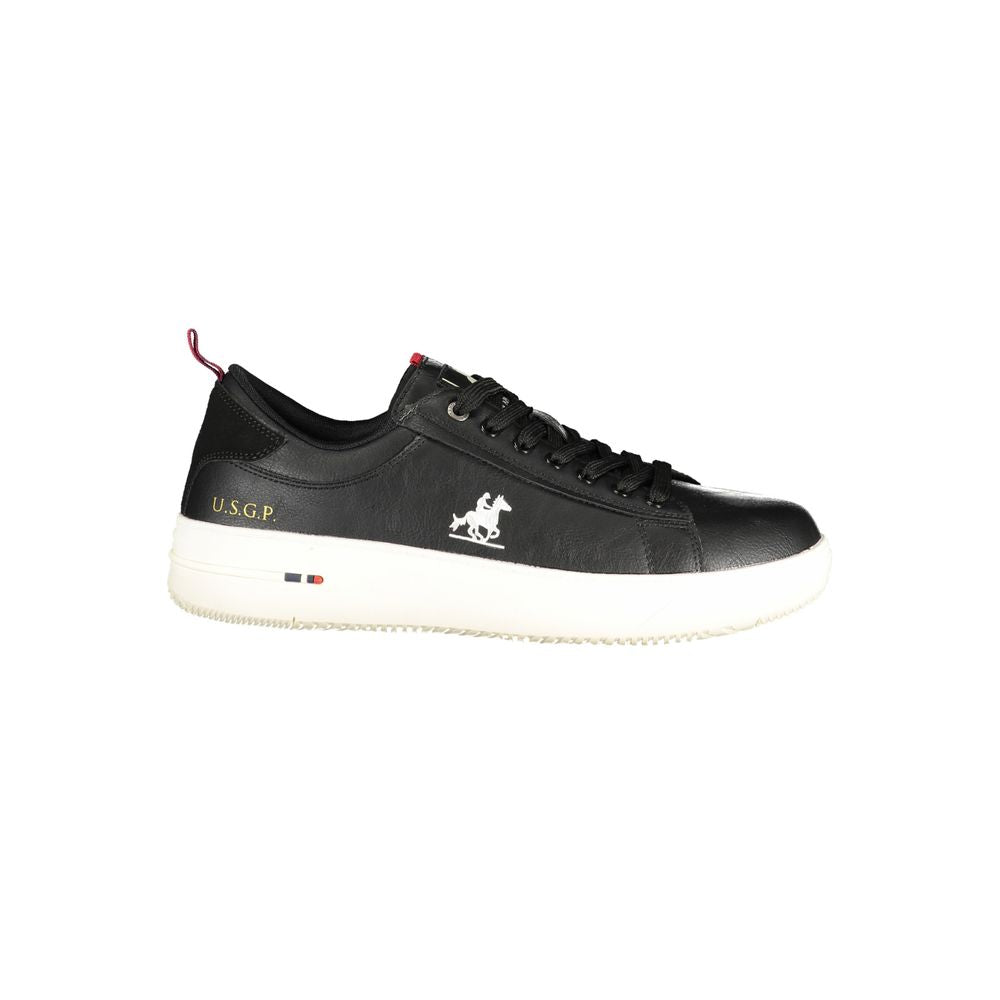 U.S. Grand Polo Black Polyester Men Sneaker U.S. Grand Polo