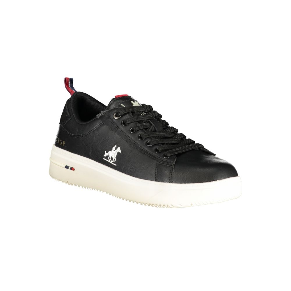 U.S. Grand Polo Black Polyester Men Sneaker U.S. Grand Polo
