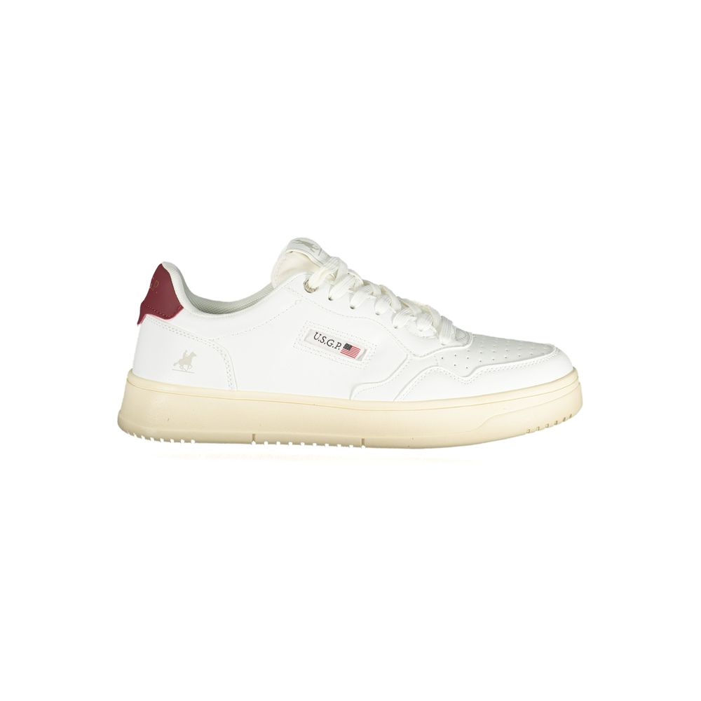 U.S. Grand Polo White Polyurethane Men Sneaker U.S. Grand Polo