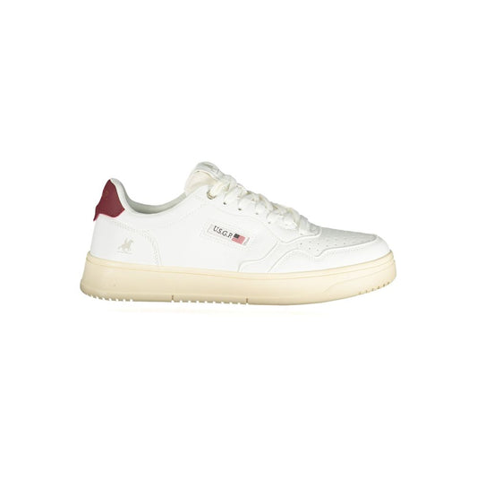U.S. Grand Polo White Polyurethane Men Sneaker U.S. Grand Polo