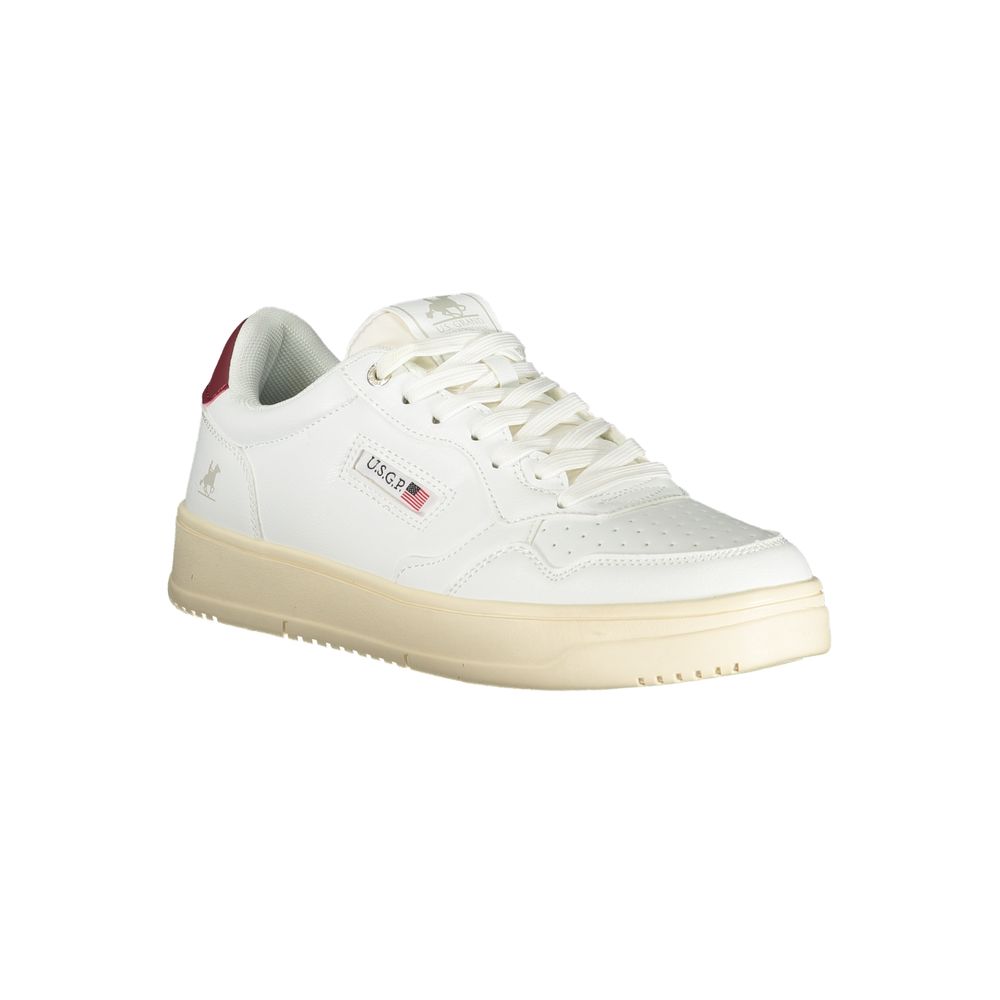 U.S. Grand Polo White Polyurethane Men Sneaker U.S. Grand Polo