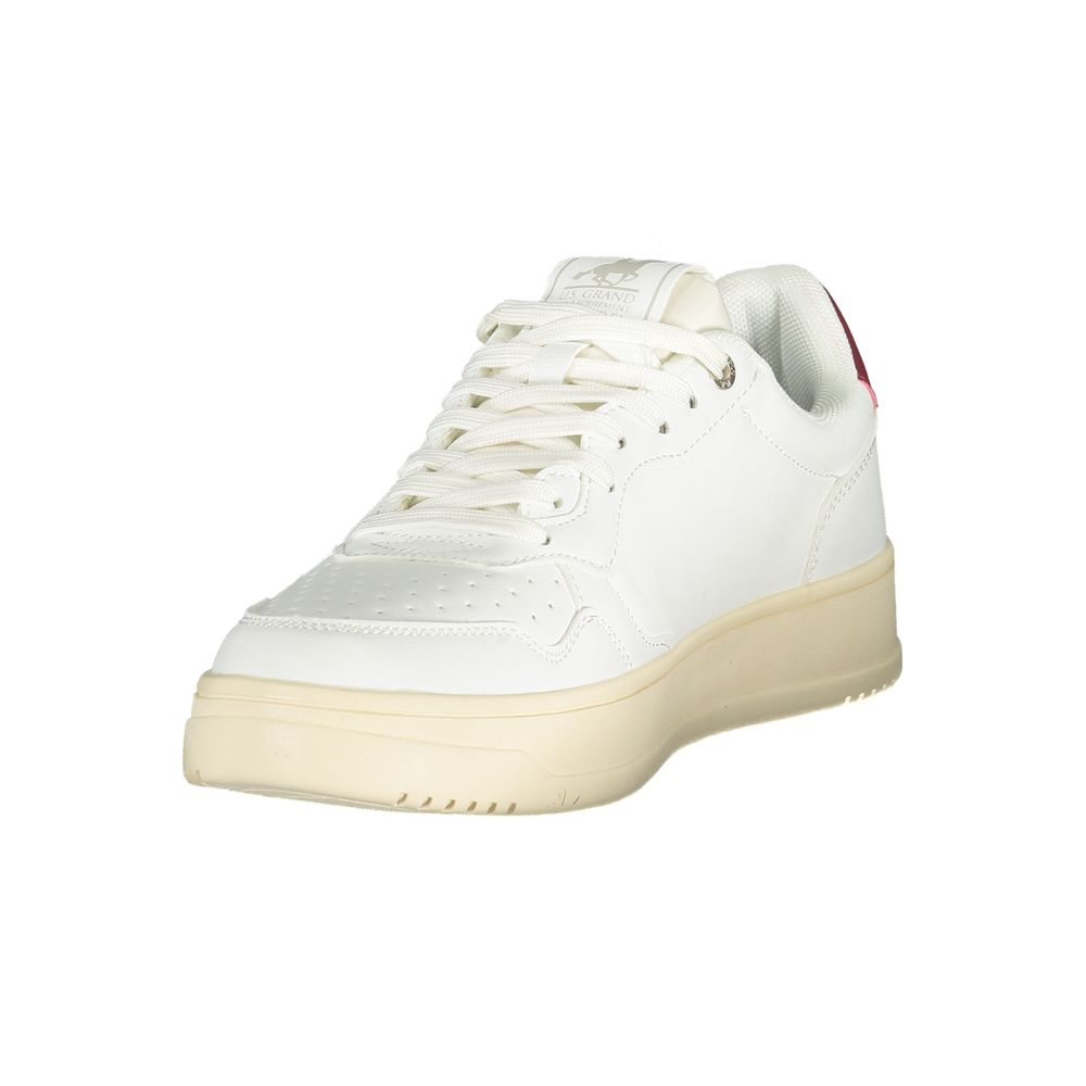 U.S. Grand Polo White Polyurethane Men Sneaker U.S. Grand Polo