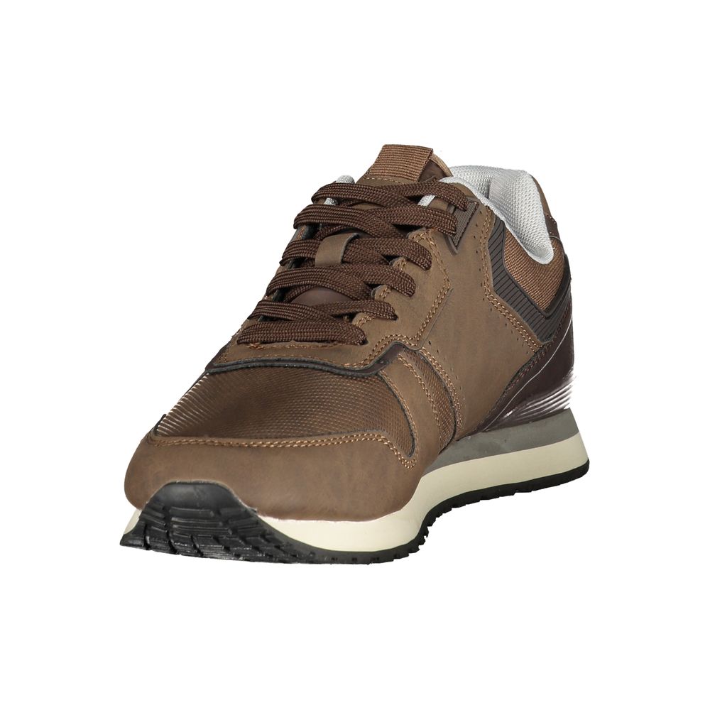 U.S. Grand Polo Brown Polyester Sneaker U.S. Grand Polo