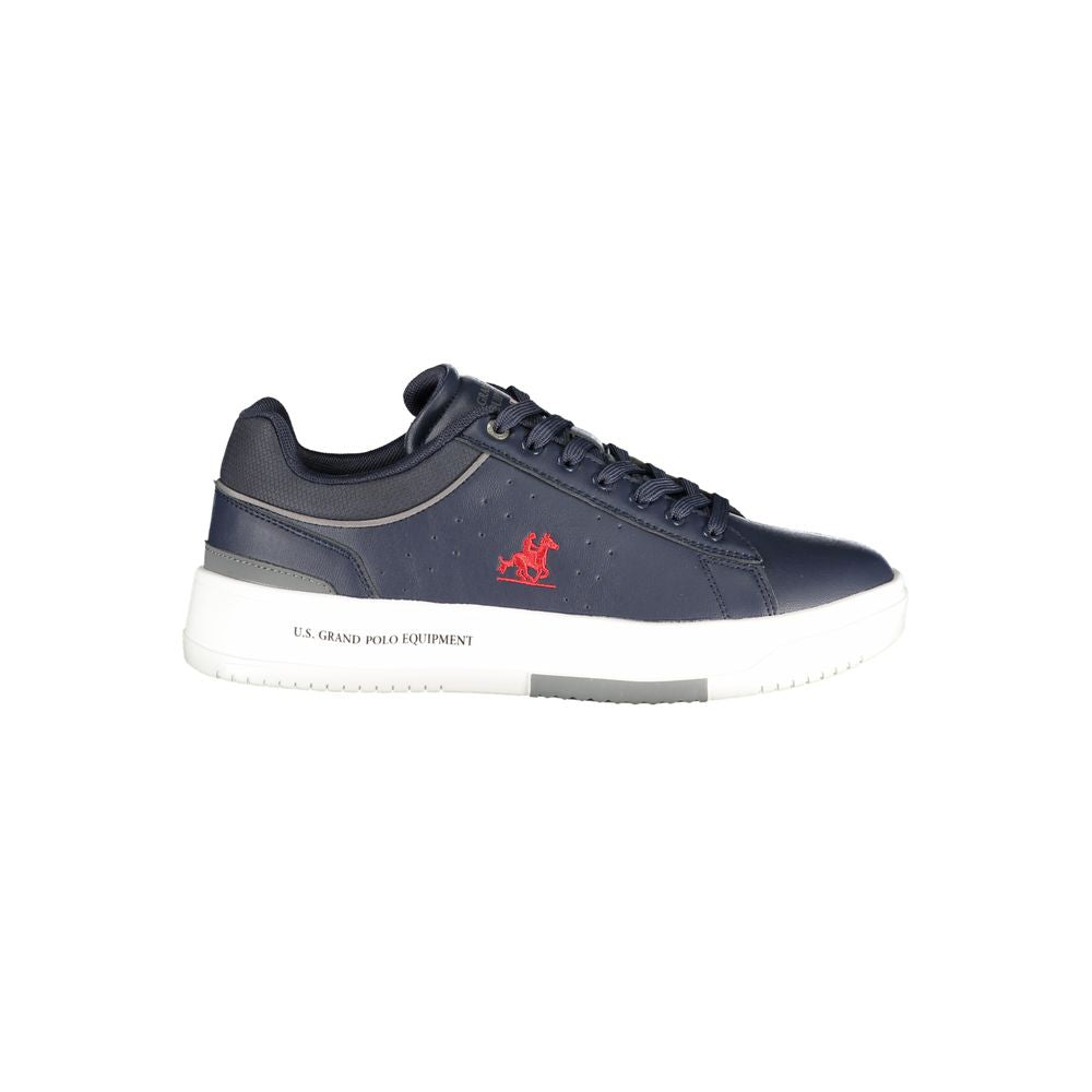 U.S. Grand Polo Blue Polyurethane Men's Sneaker U.S. Grand Polo