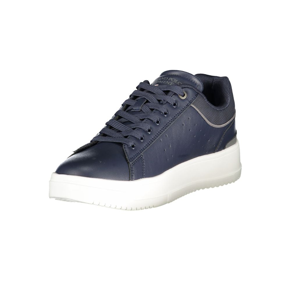 U.S. Grand Polo Blue Polyurethane Men's Sneaker U.S. Grand Polo