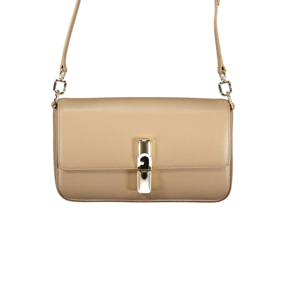 Furla Beige Leather Women Bag Furla
