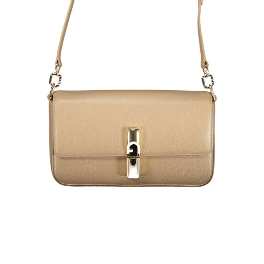 Furla Beige Leather Women Bag Furla
