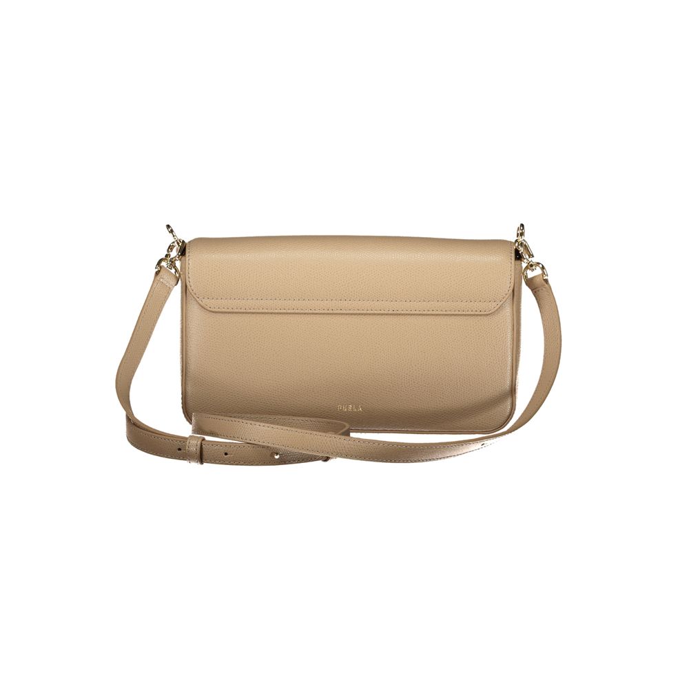 Furla Beige Leather Women Bag Furla