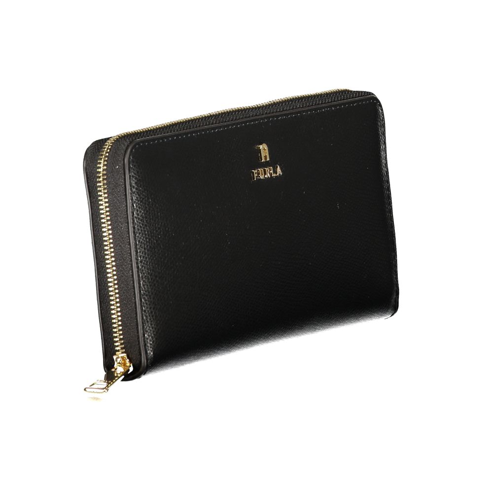 Furla Nero Leather Women Wallet Furla