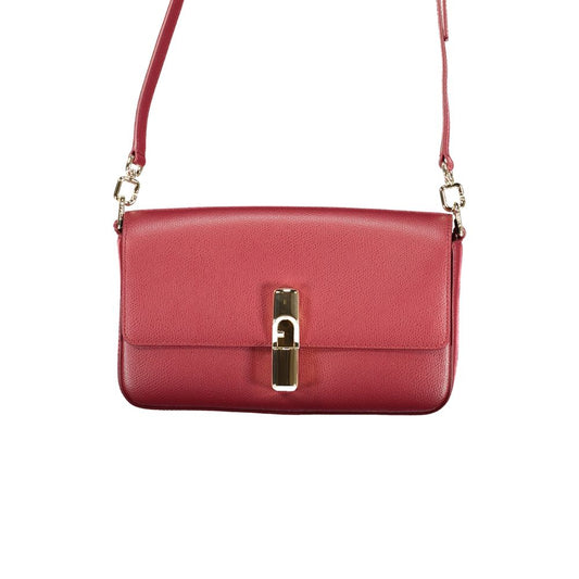 Furla Rosso Leather Women Handbag Furla