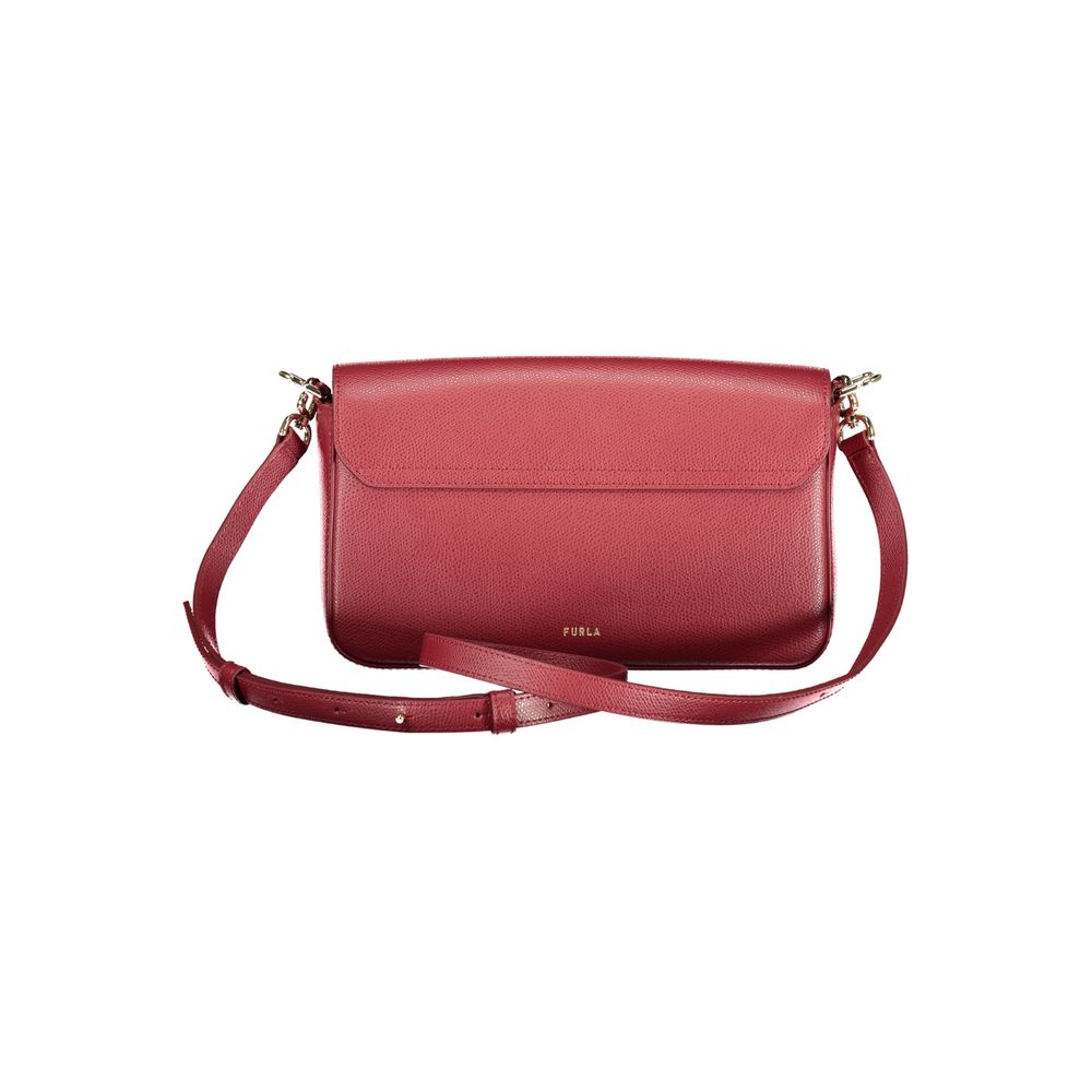 Furla Rosso Leather Women Handbag Furla