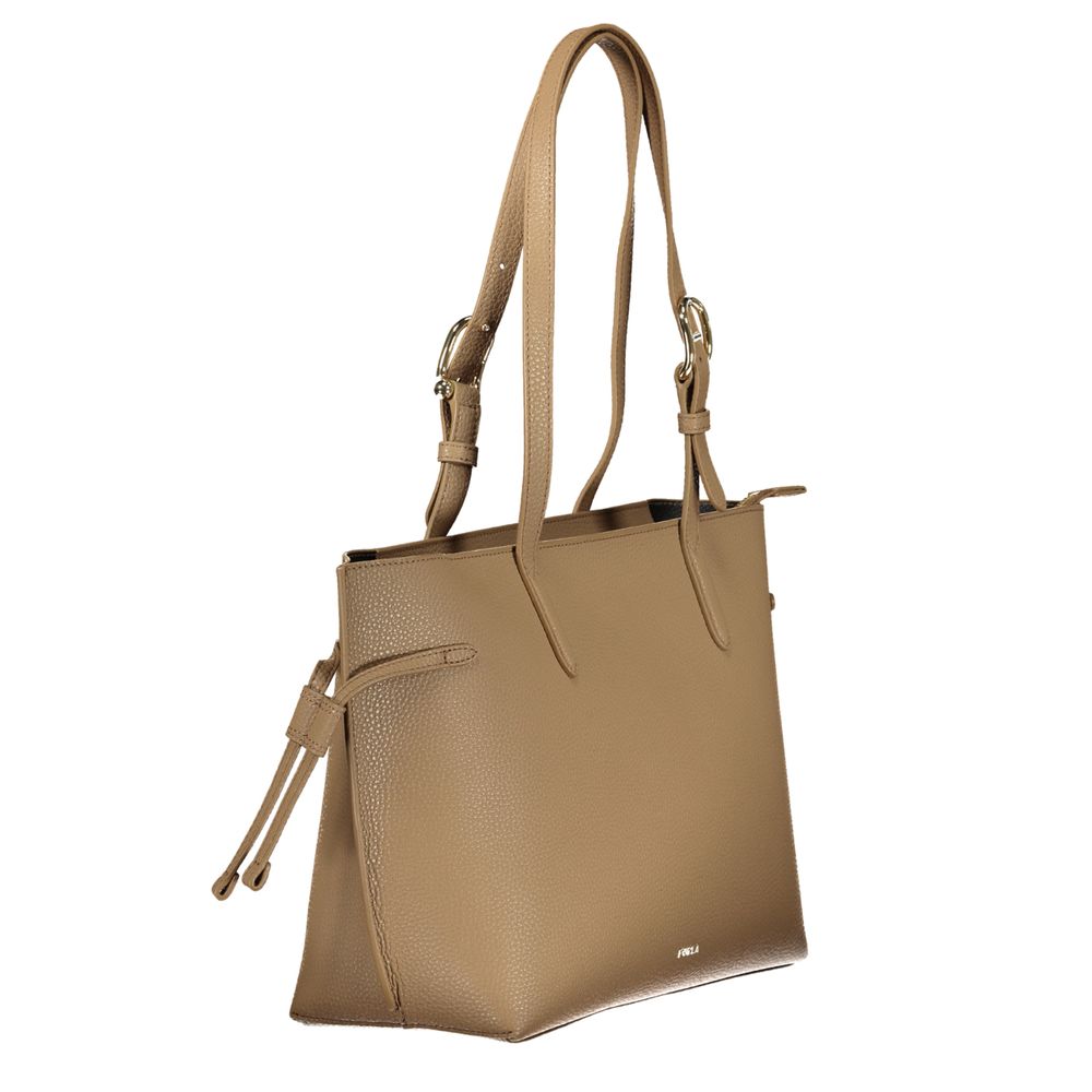 Furla Marrone Leather Woman Handbag Furla