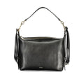 Black Furla leather women's bag with sleek design and subtle stitching, crafted from high-quality Nero leather.