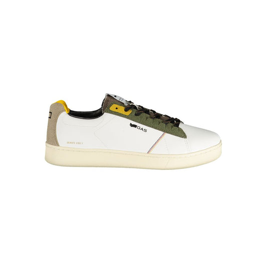 Gas White Polyester Men Sneaker Gas