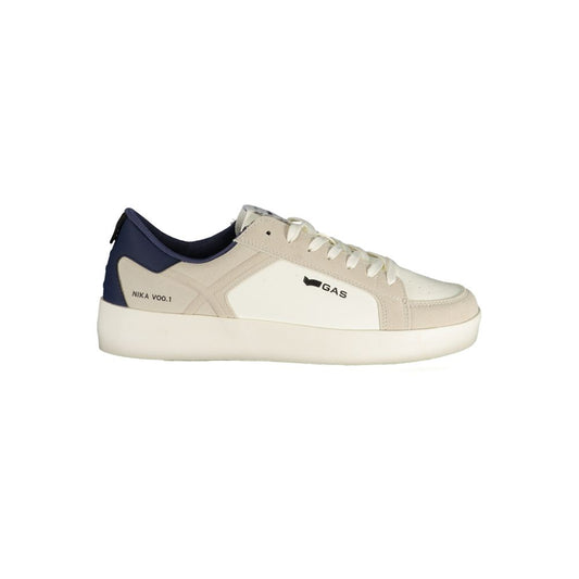 Gas White Polyurethane Men's Sneaker Gas