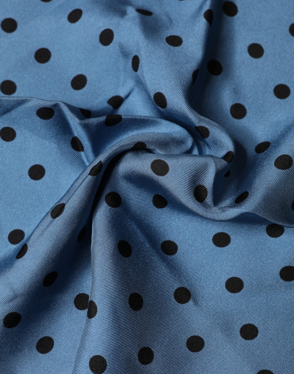 Dolce & Gabbana Blue Polka Dot Square Handkerchief Scarf Dolce & Gabbana
