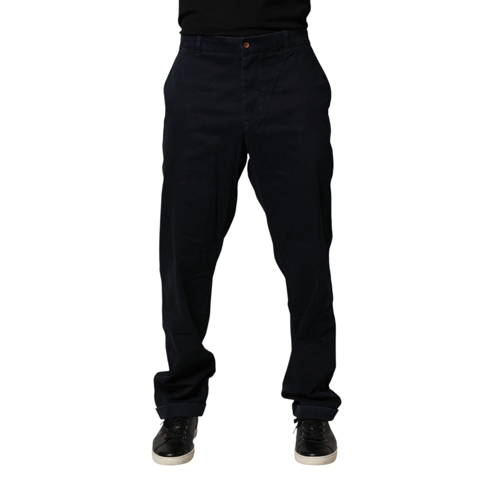Harmont & Blaine Black Mid Waist Skinny Denim Trouser Jeans