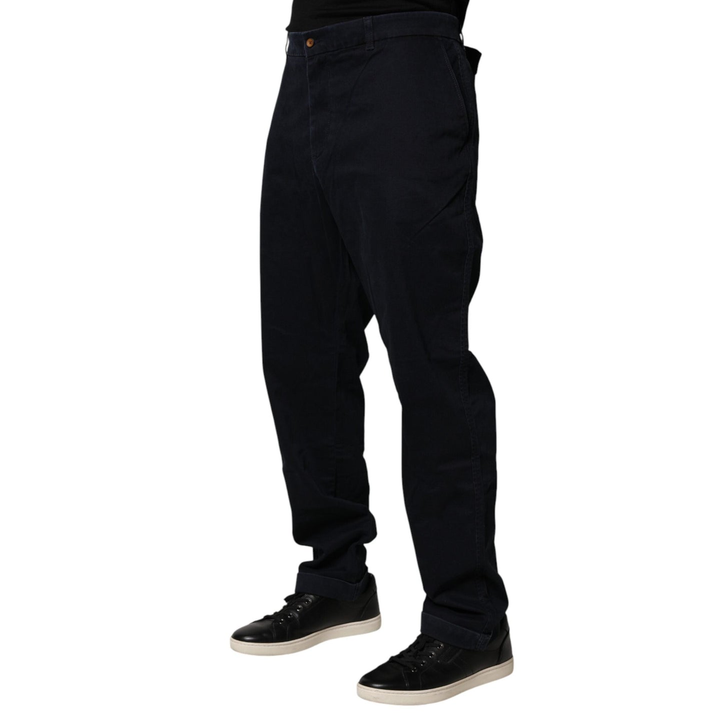 Harmont & Blaine Black Mid Waist Skinny Denim Trouser Jeans