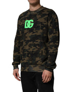 Dolce & Gabbana Multicolor Camouflage Men Sweatshirt  Sweater - Eljoys Fashion 